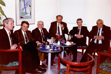 Димитър Баталов на среща с привърженици в Бон, 1990 г.